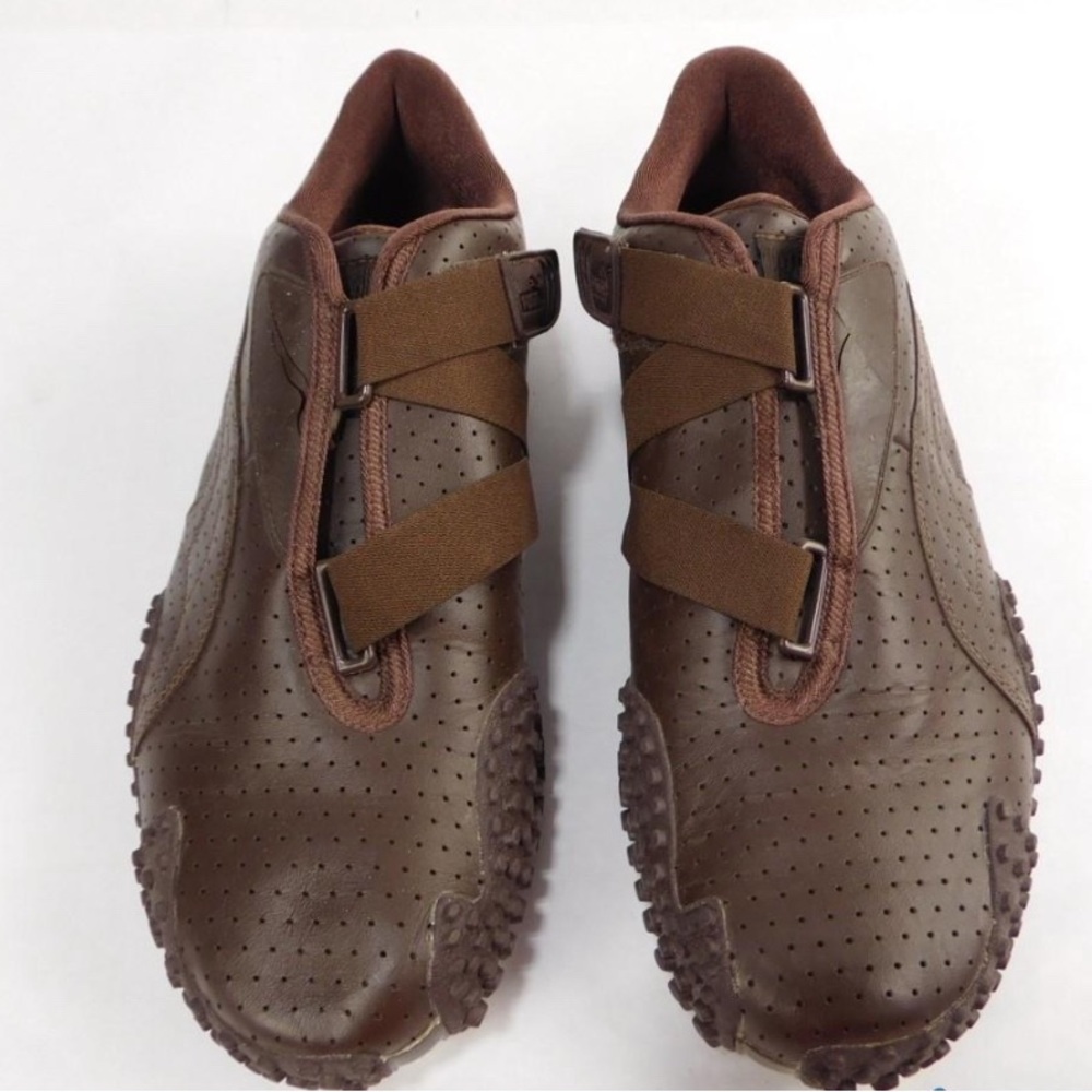 Y2K PUMA Men's Mesh Shoes Brown Size 12